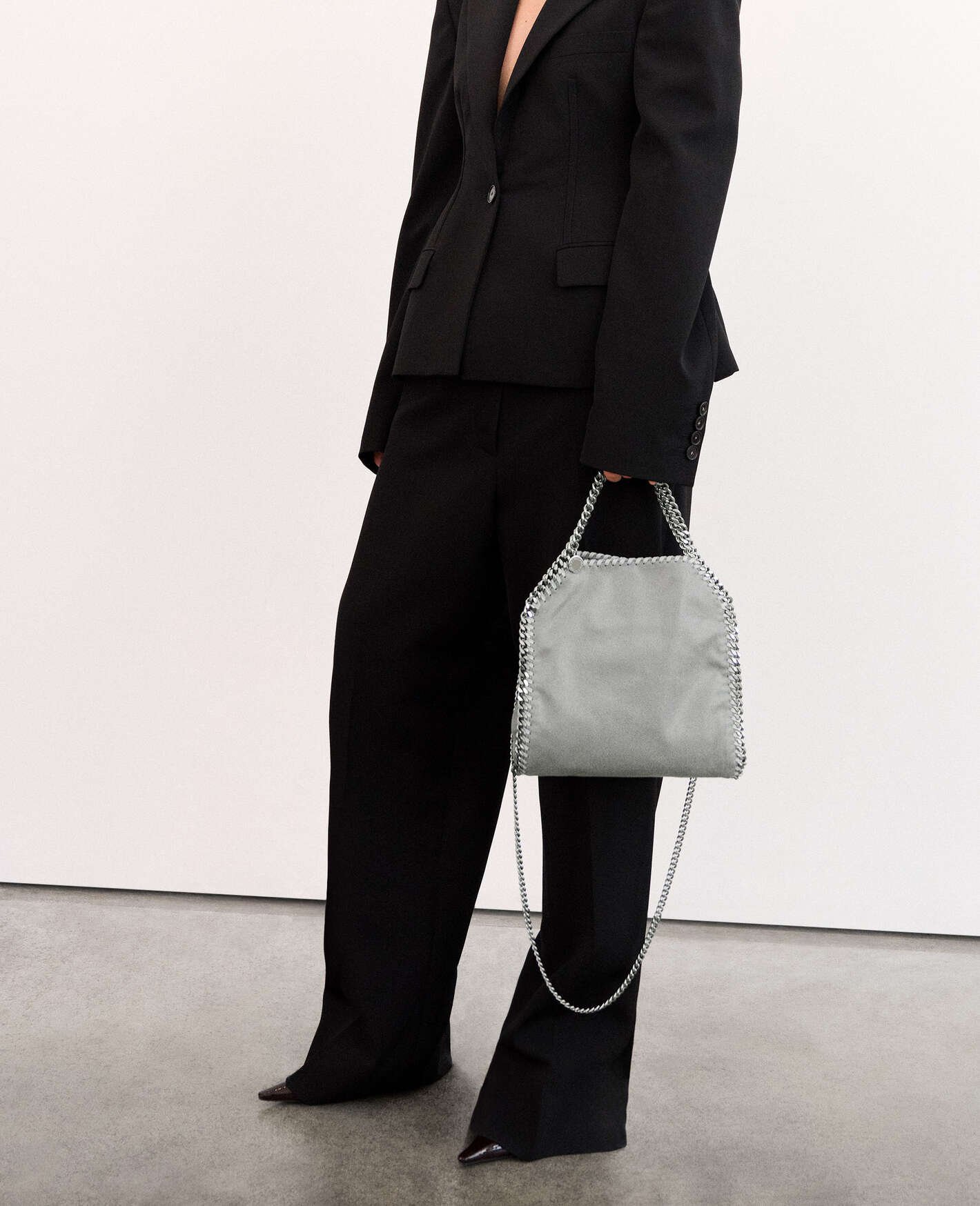 Stella McCartney Falabella Mini Tote Bag Grey