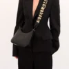 Stella McCartney Logo Crossbody Shoulder Bag Black