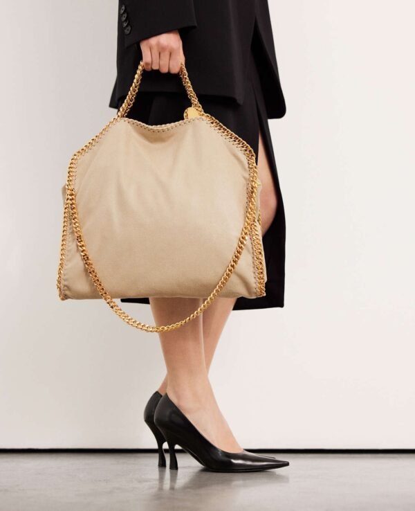 img_6479 Stella McCartney Falabella Fold-Over Tote Bag clotted Cream