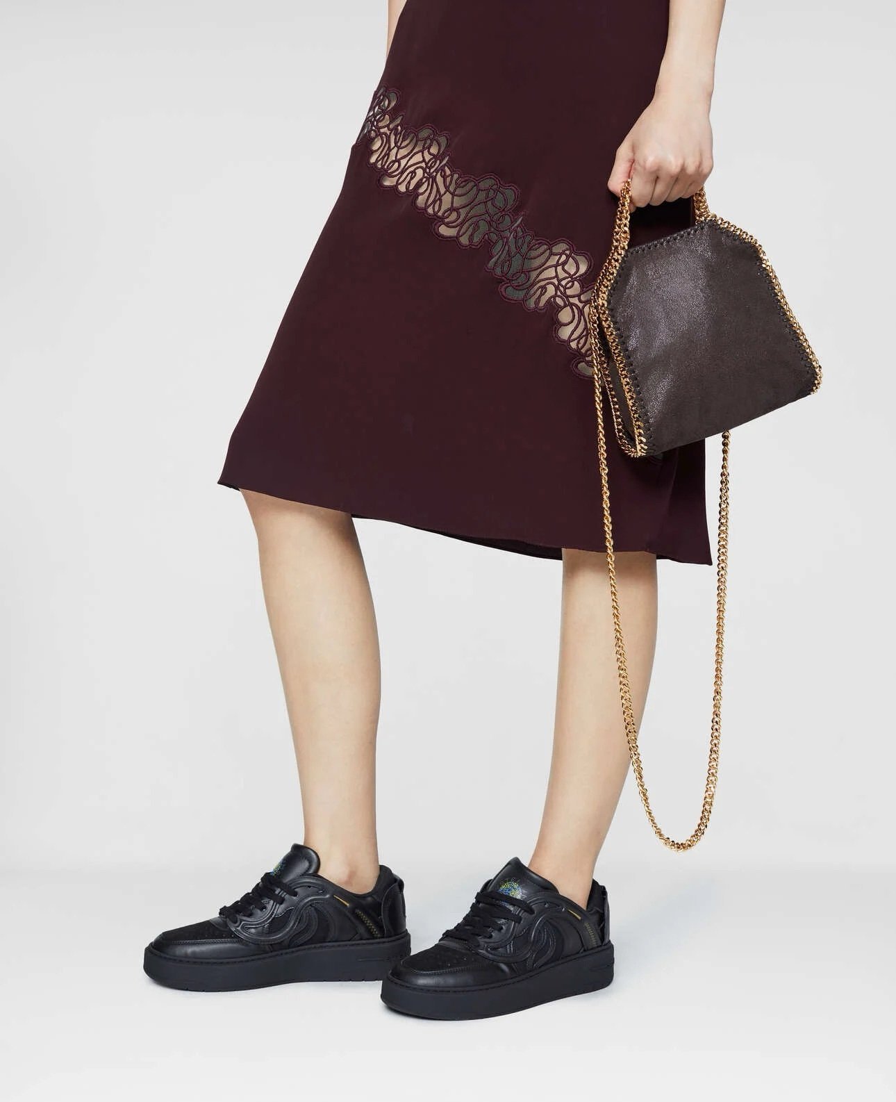 Stella McCartney Falabella Tiny Tote Bag Brown