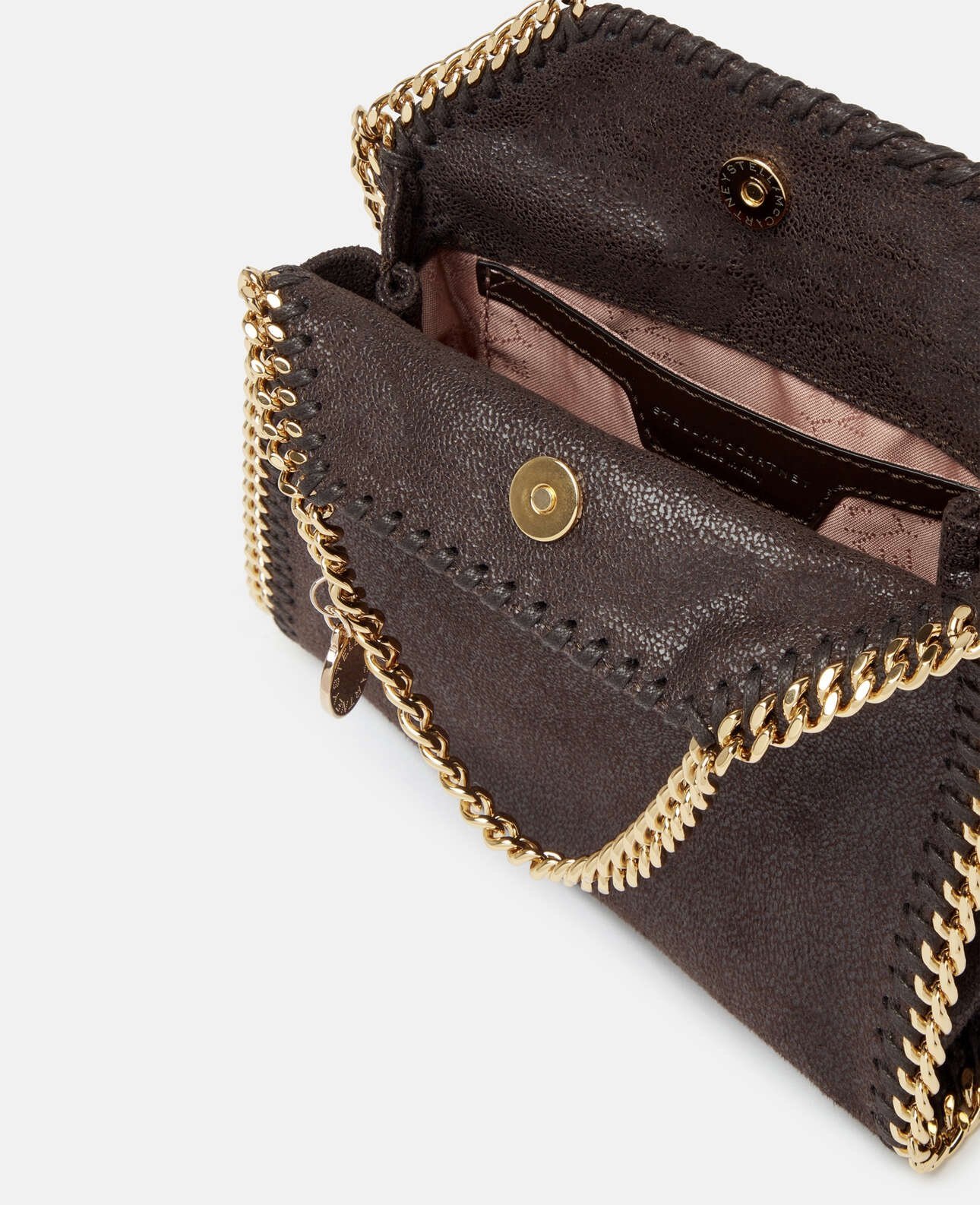 Stella McCartney Falabella Tiny Tote Bag Brown