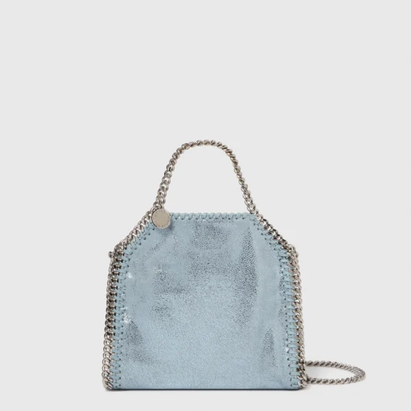 Stella McCartney Falabella Tiny Tote Bag Sapphire blue