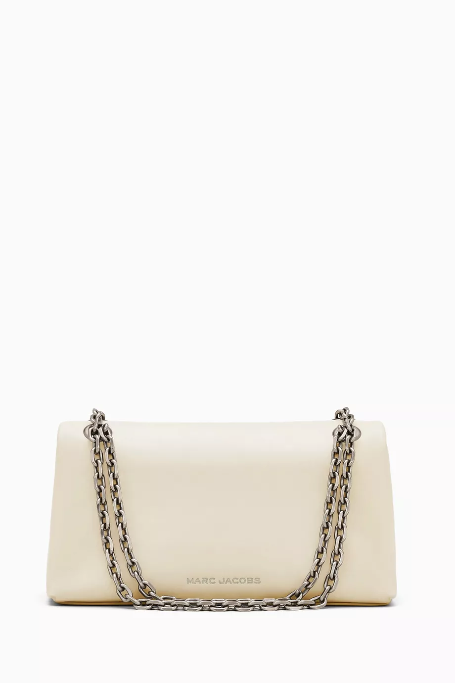 The Marc Jacobs Leather Dual Chain Wallet White