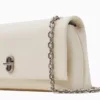 The Marc Jacobs Leather Dual Chain Wallet White