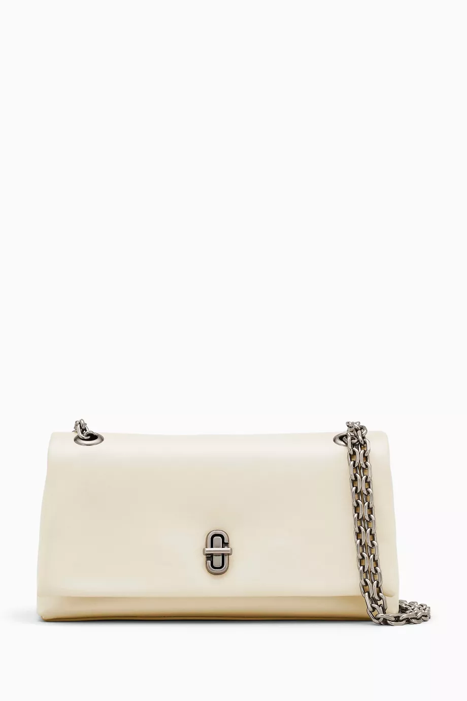 The Marc Jacobs Leather Dual Chain Wallet White