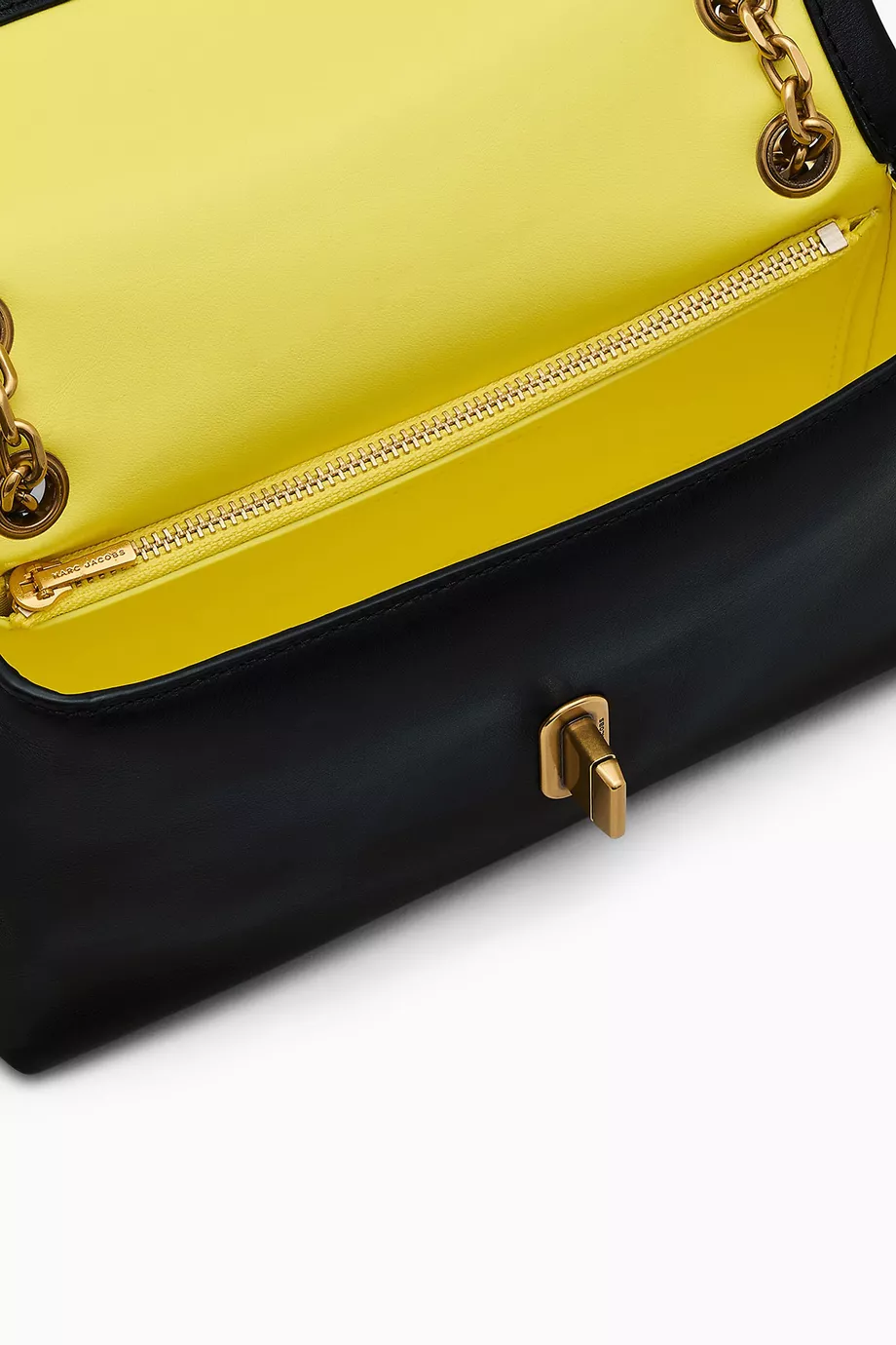 The Marc Jacobs Leather Mini Dual Chain Wallet Black