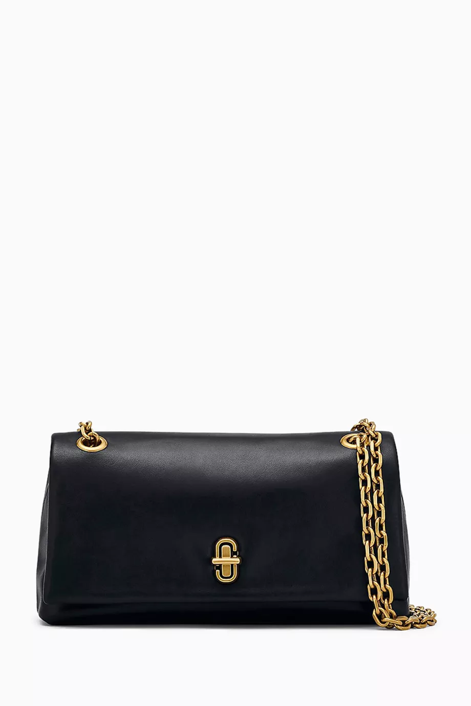 The Marc Jacobs Leather Mini Dual Chain Wallet Black