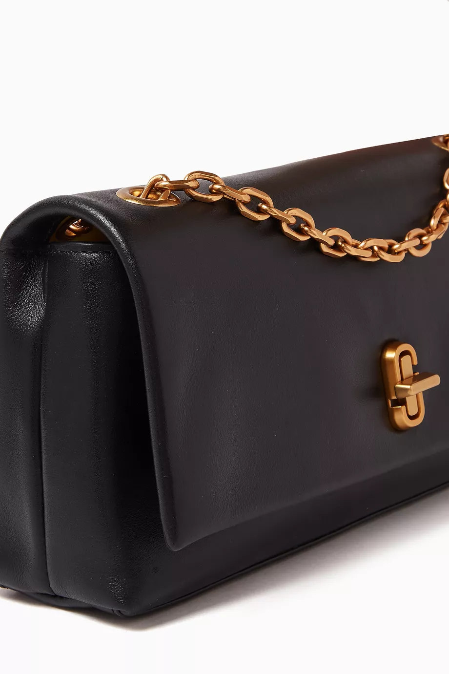 The Marc Jacobs Leather Mini Dual Chain Wallet Black