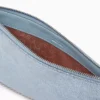 STELLA MCCARTNEY Falabella Pochette in Faux Shaggy Deer Blue