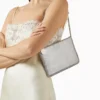STELLA MCCARTNEY Falabella Pochette in Faux Shaggy Deer Grey