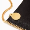 STELLA MCCARTNEY Falabella Pochette in Shaggy Deer Black