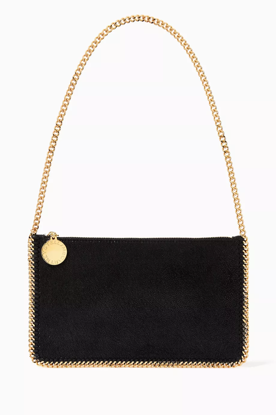 STELLA MCCARTNEY Falabella Pochette in Shaggy Deer Black