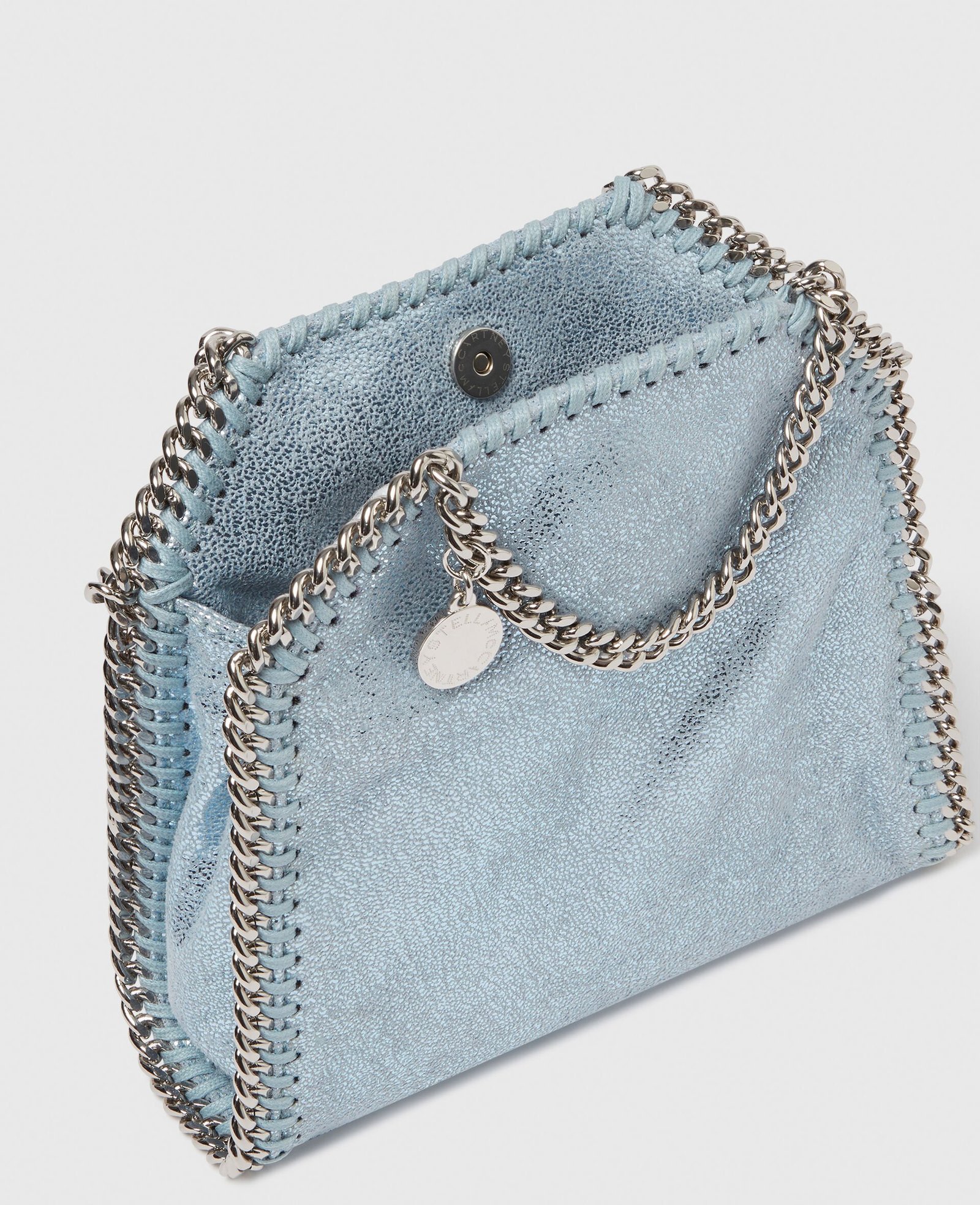 Stella McCartney Falabella Tiny Tote Bag Sapphire blue