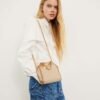 Stella McCartney Falabella Tiny Tote Bag Clotted Cream
