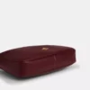 Coach Ella Shoulder Bag Gold Maroon