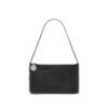 STELLA MCCARTNEY Falabella Pochette in Shaggy Deer Black Silver