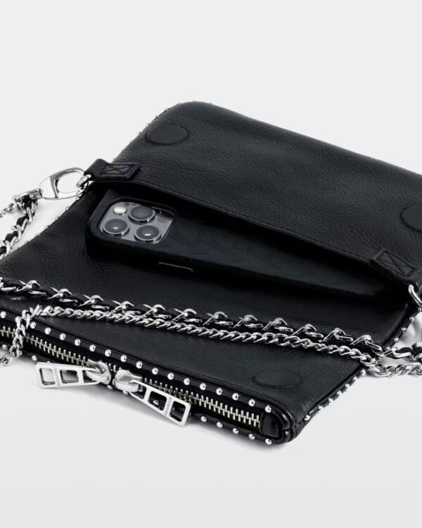 Zadig et Voltaire Rock Mini Studs Clutch
