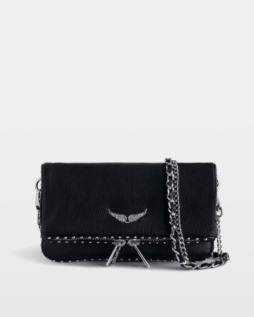 Zadig et Voltaire Rock Mini Studs Clutch