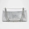 The Marc Jacobs Metallic Leather Dual Chain Wallet