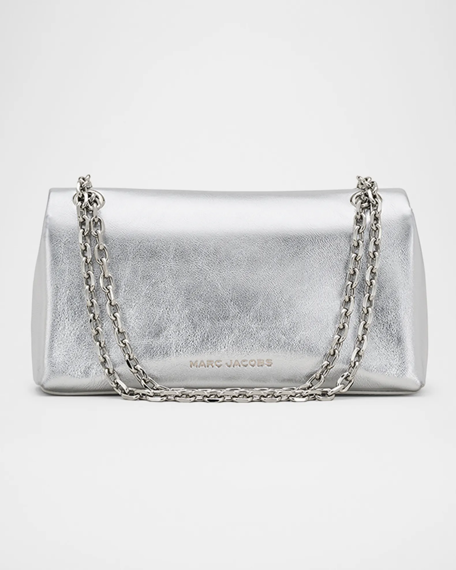 The Marc Jacobs Metallic Leather Dual Chain Wallet