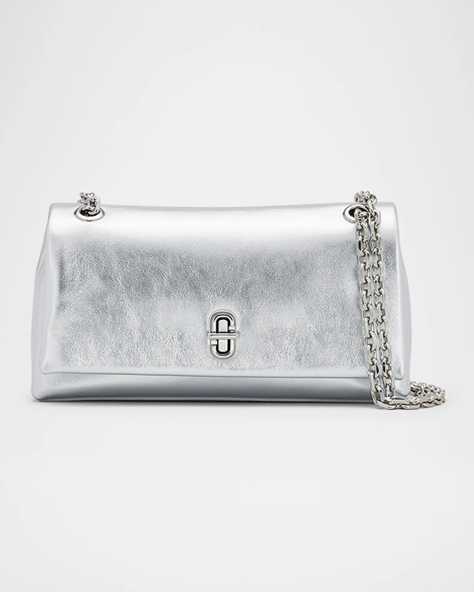 The Marc Jacobs Metallic Leather Dual Chain Wallet