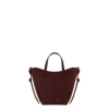 Polene Cyme Tote Nano EDITION TEXTURED BLACK CHERRY