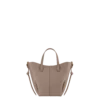 packshot-front_cyme-tote-nano-taupe.png.webp Polene Cyme Tote Nano EDITION TEXTURED TAUPE