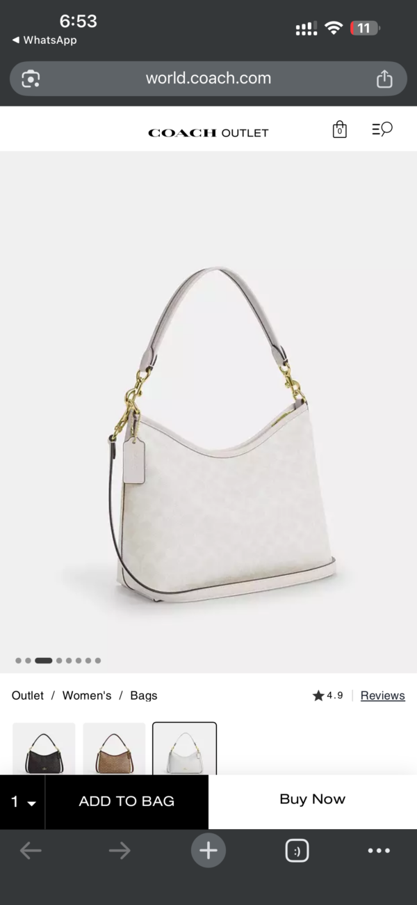 Laurel Shoulder Bag In Signature Canvas